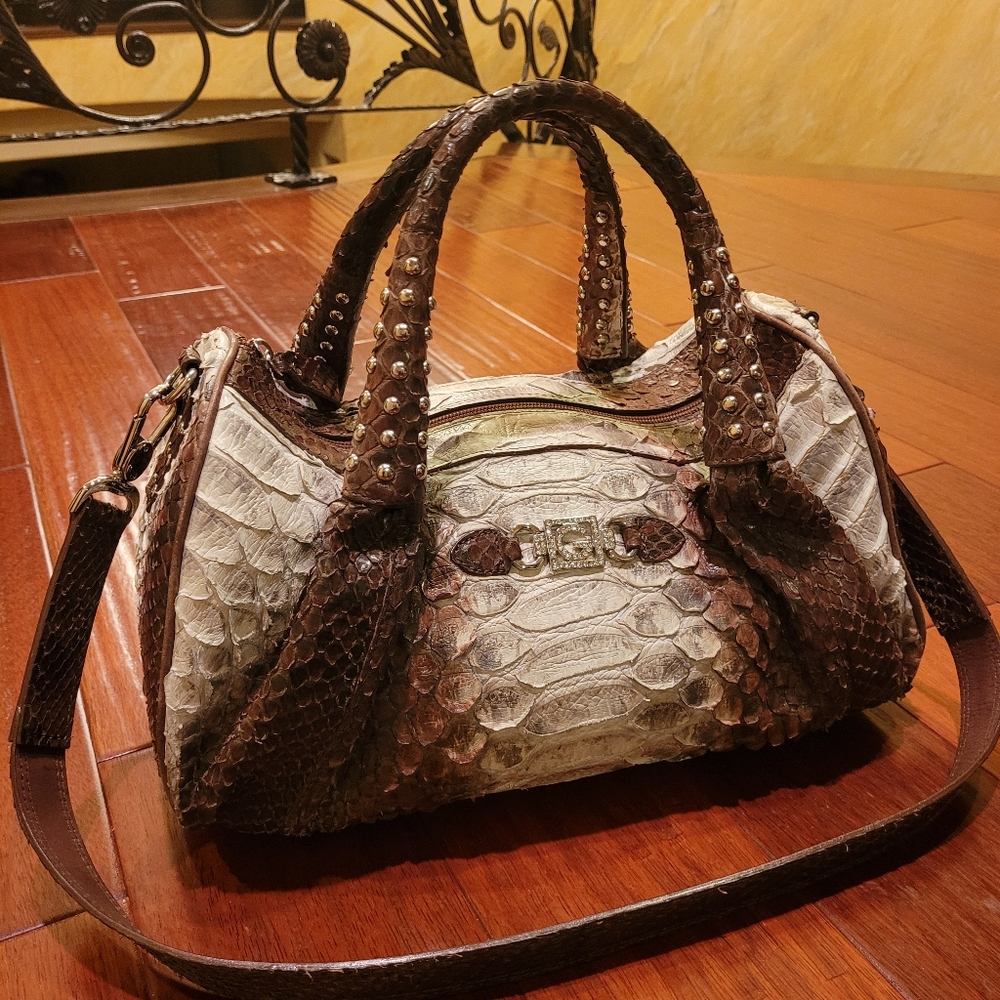 Real Python Snake Bag In Like New Condition. Made… - image 6